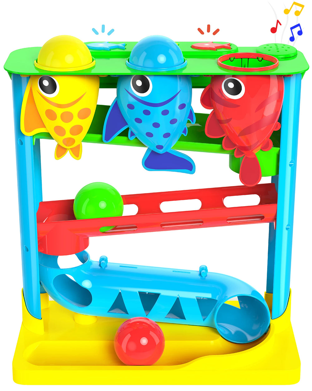 Move2Play Feed The Fish: three hungry fish sing and talk