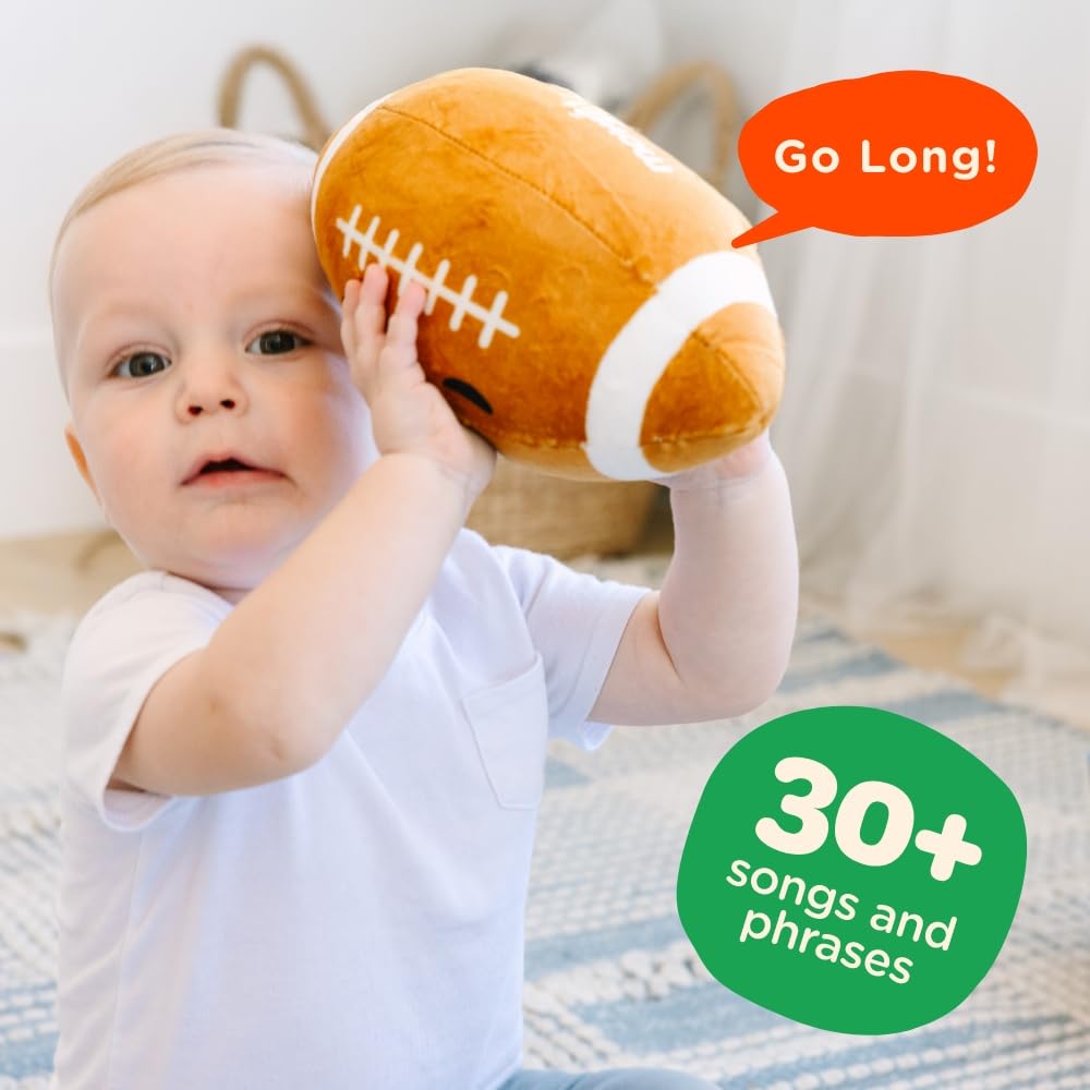 Move2Play football ball-catch with sounds engaging toddlers indoors