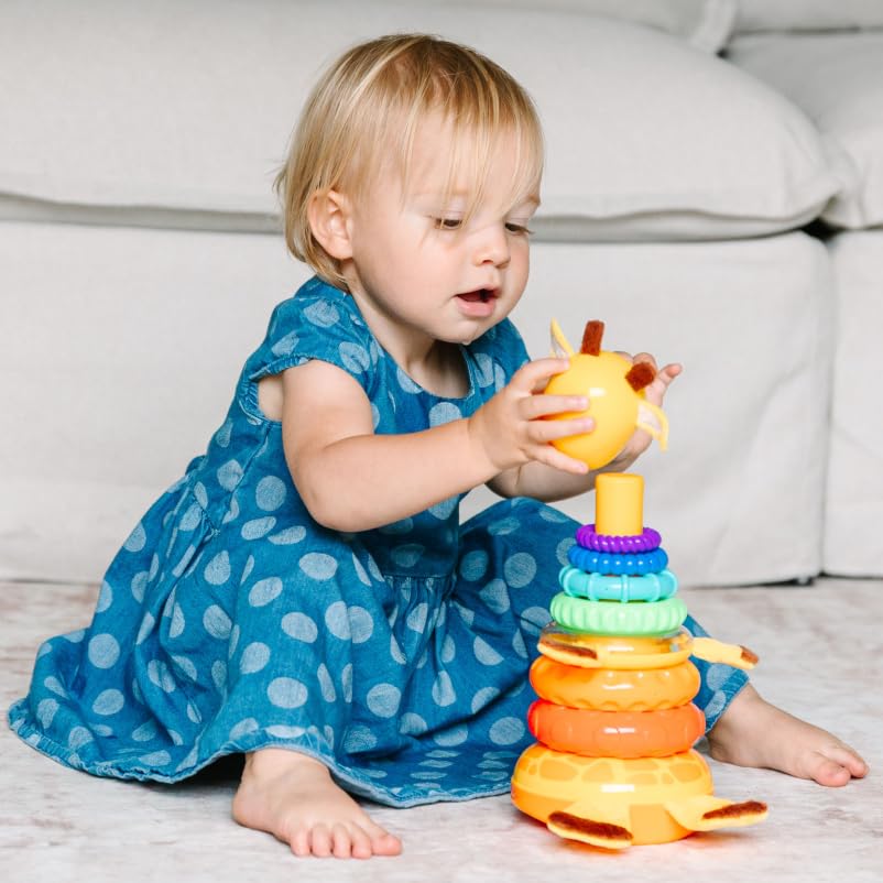 Move2Play giraffe stacking toy safe materials ensure gentle non-toxic play