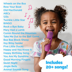 Move2Play karaoke in living room ready for spontaneous performances.