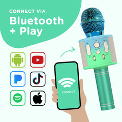Move2Play mic with Bluetooth connection enables wireless music playback