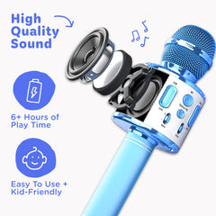 Move2Play microphone LED light show enhances at-home performances and playtime.