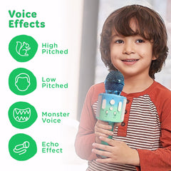 Move2Play Microphone with Bluetooth connectivity for wireless pairing.