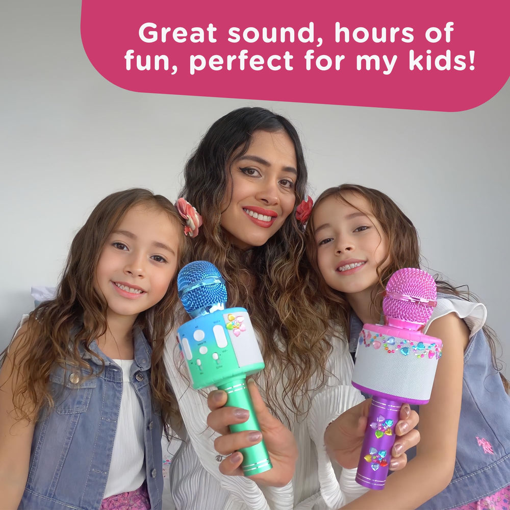 Move2Play microphone highlighting high-quality sound for clear kid listening