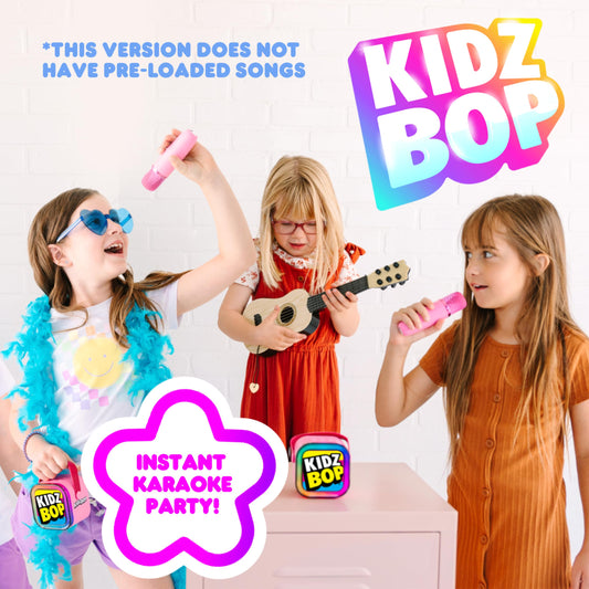 Move2Play Kidz Bop Mini Karaoke Bluetooth connectivity for easy wireless jam sessions
