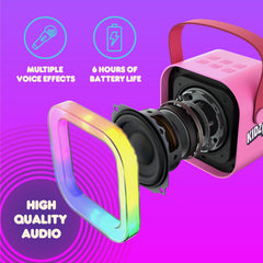 Move2Play Kidz Bop Mini Karaoke portable design for open mic playdates anywhere