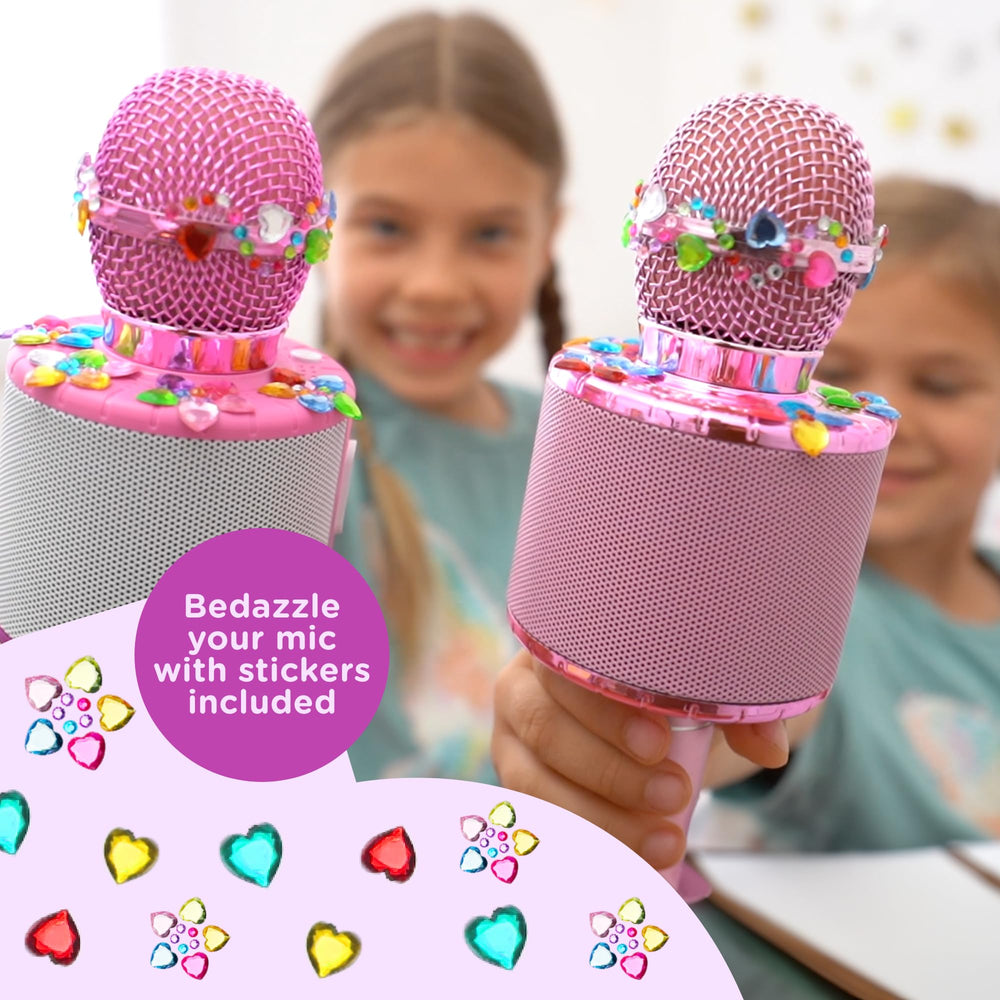 Move2Play microphone delivering clear sound for lively family karaoke sessions.