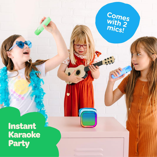 Move2Play mini karaoke machine side view for portable fun anywhere
