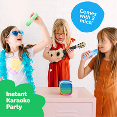 Move2Play mini karaoke machine side view for portable fun anywhere