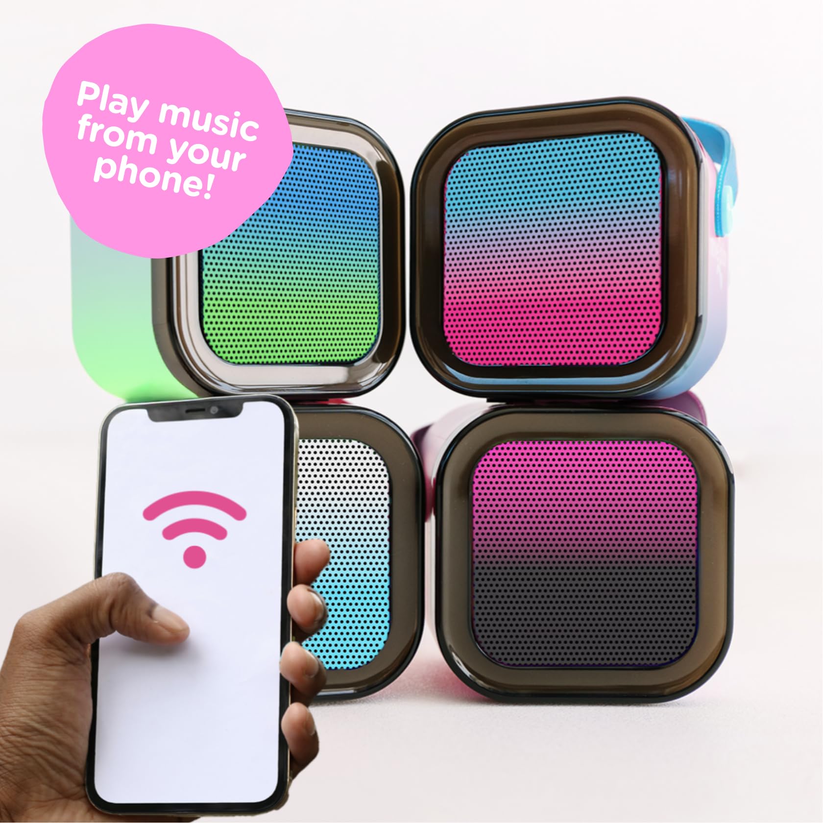 Move2Play Mini Karaoke with two microphones enables duet-style singing
