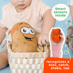 Move2Play Pass The Potato battery compartment powering the game