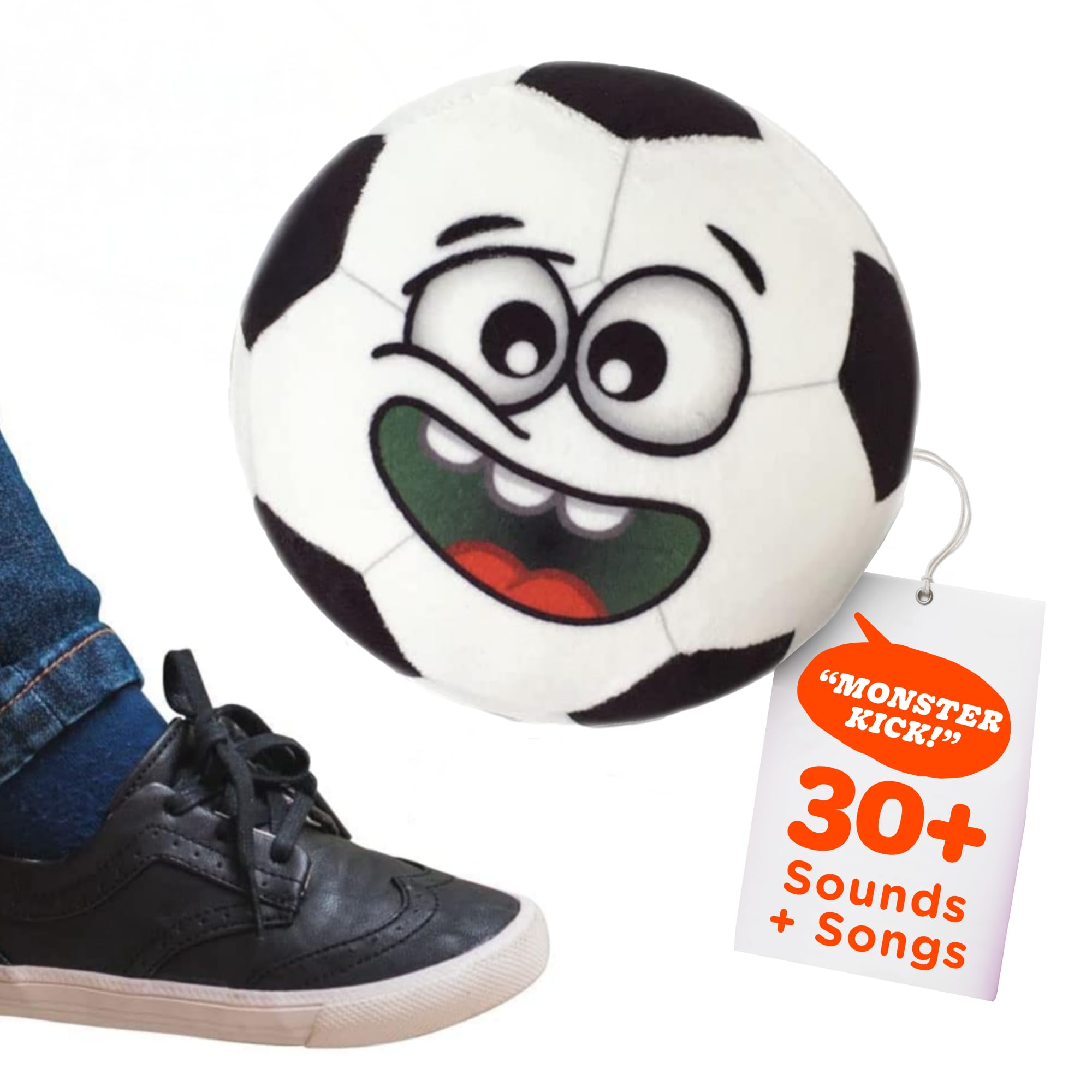 Move2Play soccer ball with music and sounds enhances toddler play