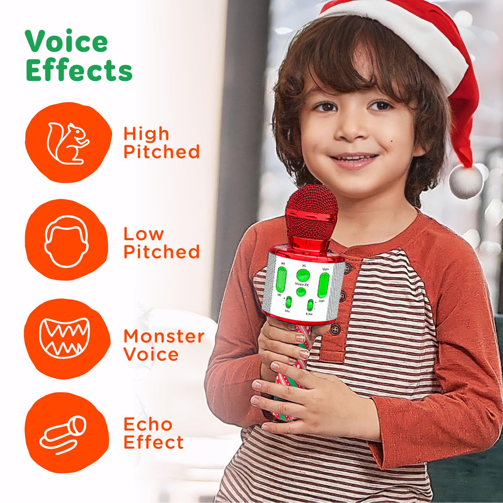 Move2Play voice effects add Santa, elf, or reindeer voices to performances