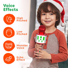 Move2Play voice effects add Santa, elf, or reindeer voices to performances