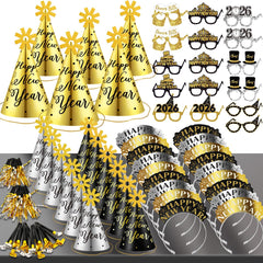 Movinpe 2026 NYE party hats add color to group photos.