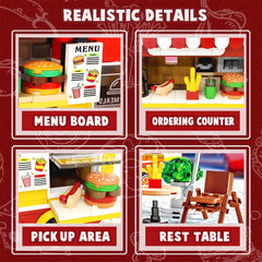 Mov Stone Friends Burger Truck roof fries detail highlights fun rooftop snacks.