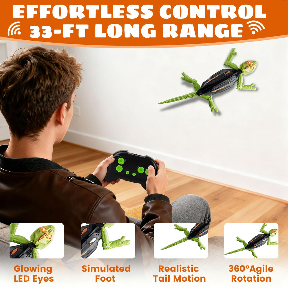 MOVUZOI silicone tail wiggles to simulate a lifelike crawl.