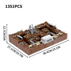 MOOXI WW2 forts pillboxes provide compact pieces for detailed fortifications