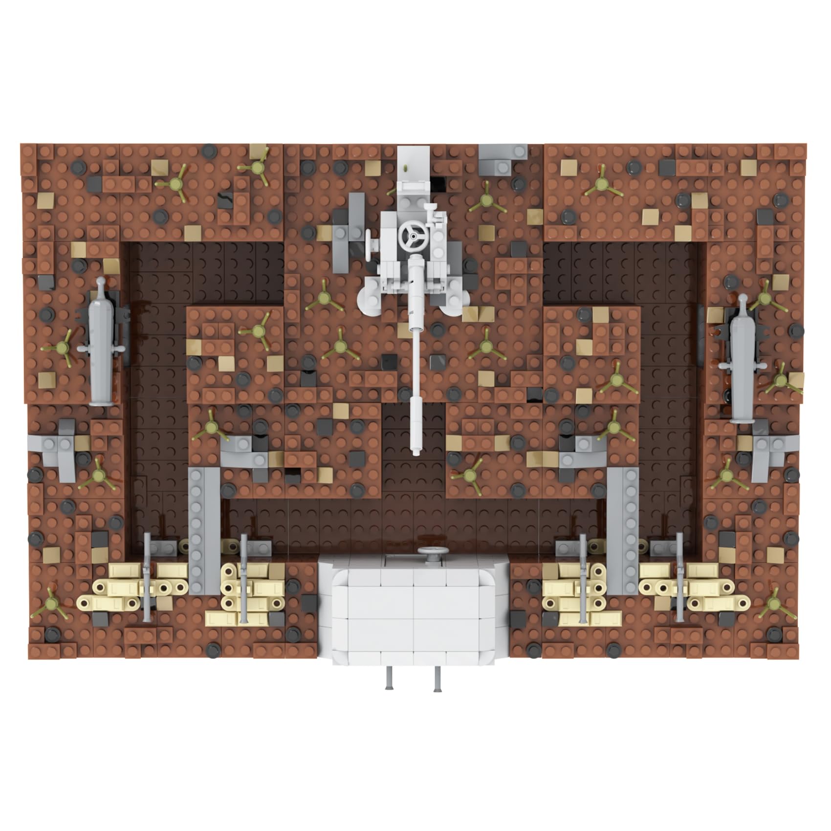 MOOXI WW2 forts tower-structures offer dramatic skyline accents in builds