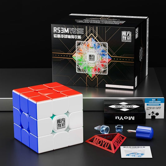 Moyu RS3M V5 SE ball core magnets provide stability and precise realignments