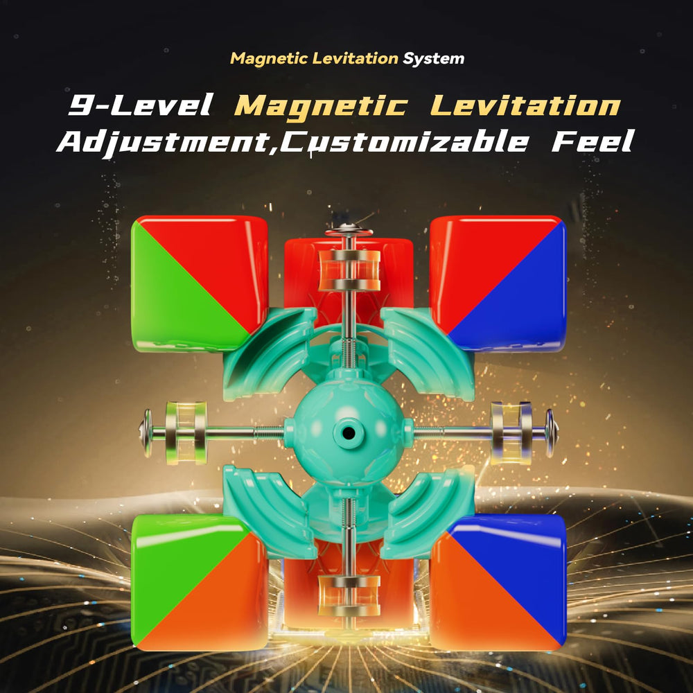 Moyu RS3M V5 SE MagLev technology reduces friction for faster solves