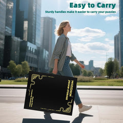 Mozooson protective outer shell guards puzzles during transport