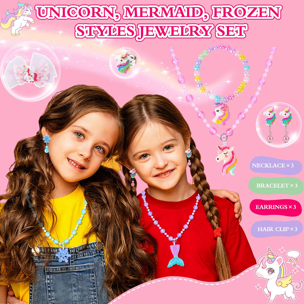 MOZXEBOK Frozen unicorn party favors add magical touches to celebrations and dress-up activities.