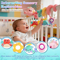 MPQMPQ mirror baby toy encourages visual tracking and self-discovery.