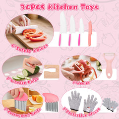 MPQMPQ cutting board helps kids practice chopping with guidance.