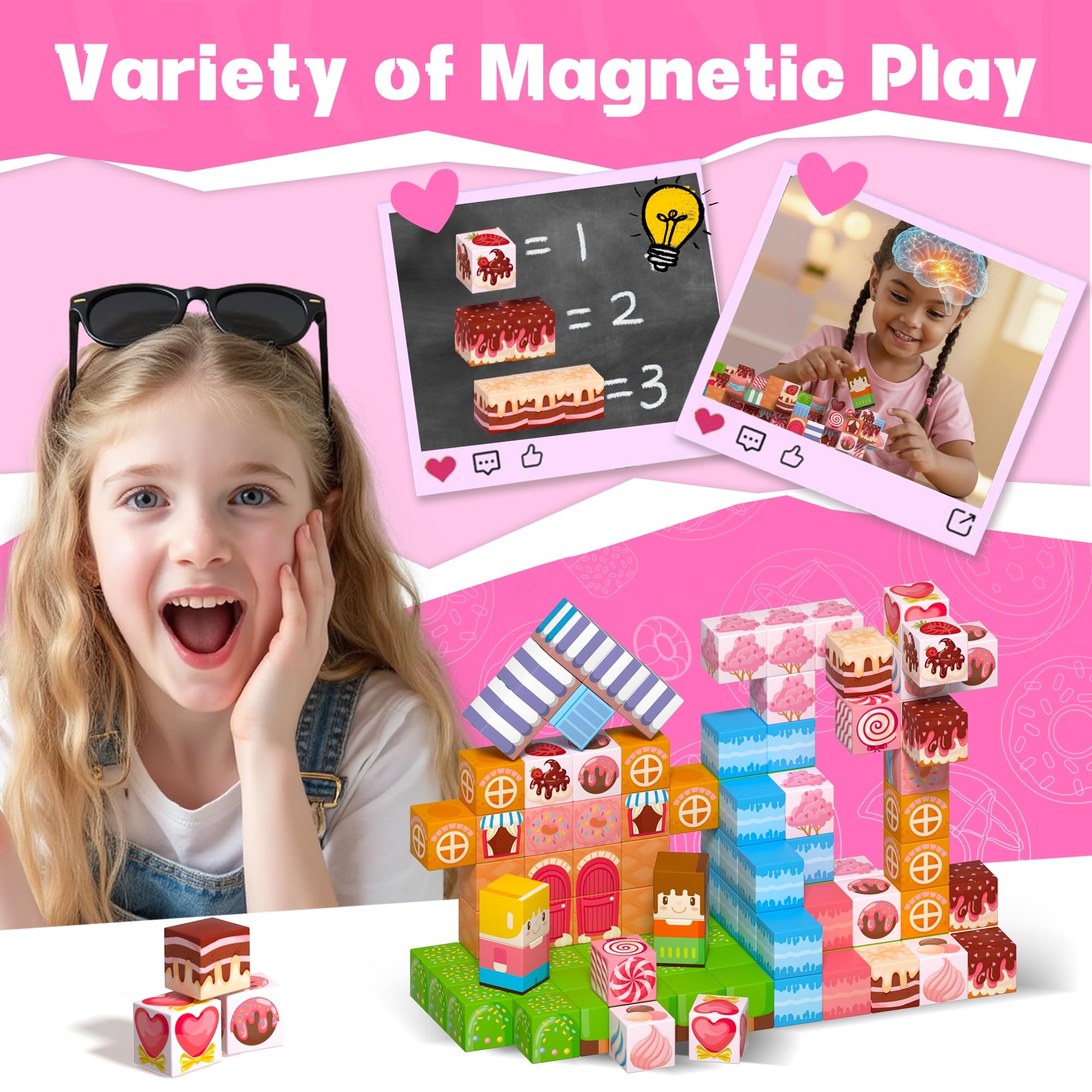 MQGEWQ imaginative build structures encourage creativity and problem solving.
