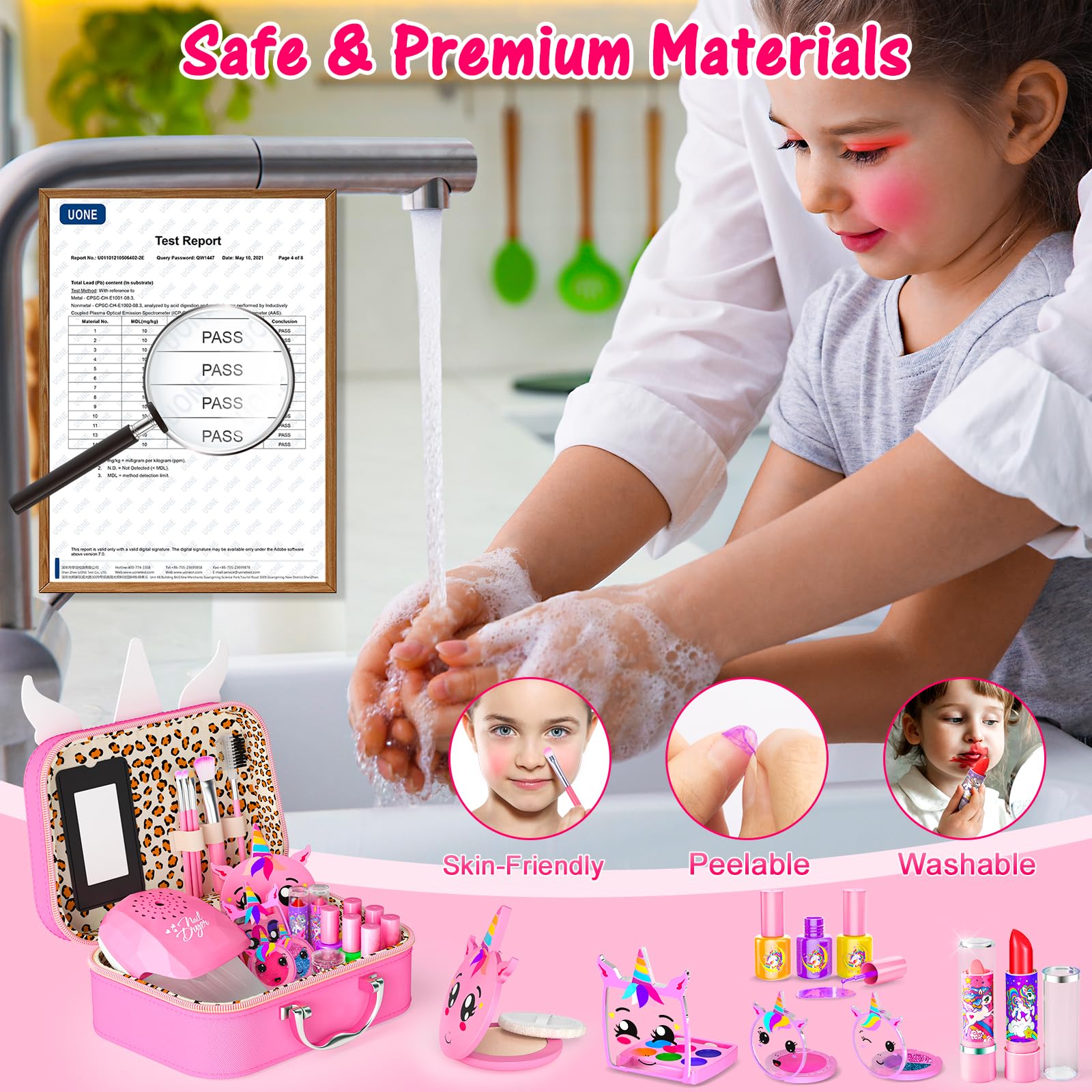 Mqsiuve kit brushes and tools support gentle, safe makeup application.