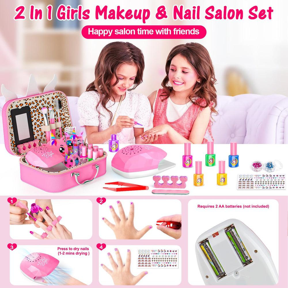 Mqsiuve makeup kit pressed powder and colors showcased for imaginative looks.