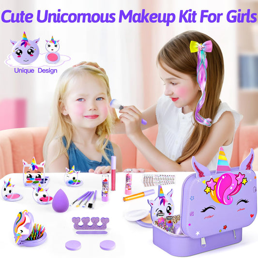 Mqsiuve lipsticks and glosses set for pretend makeup fun