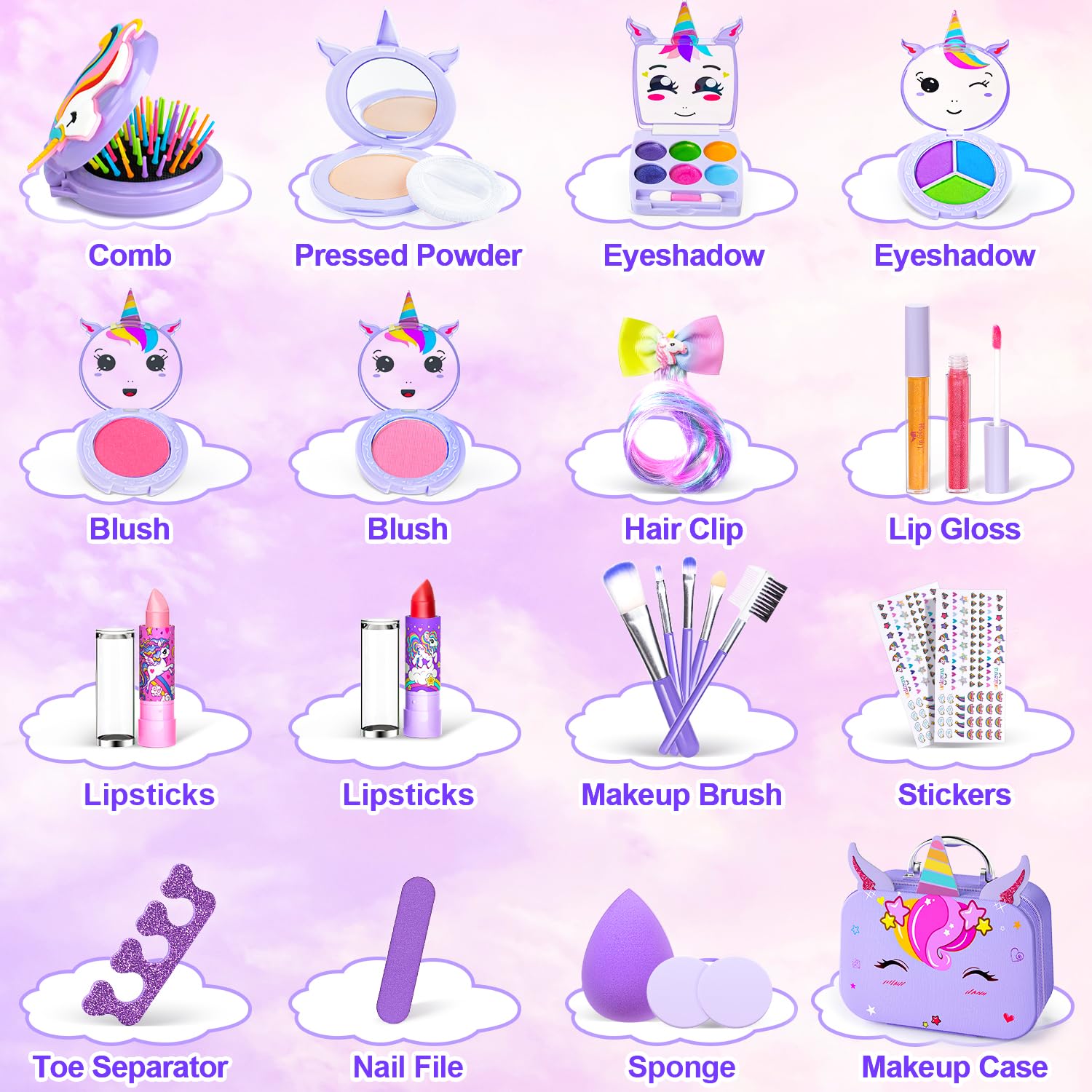 Mqsiuve makeup brushes set supports simple, even application