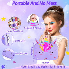 Mqsiuve portable cosmetic case for travel and organization