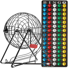 MR CHIPS 11 inch bingo cage sturdy steel frame for smooth spins