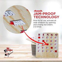 MR CHIPS bingo calling cards deck for quick, organized rounds