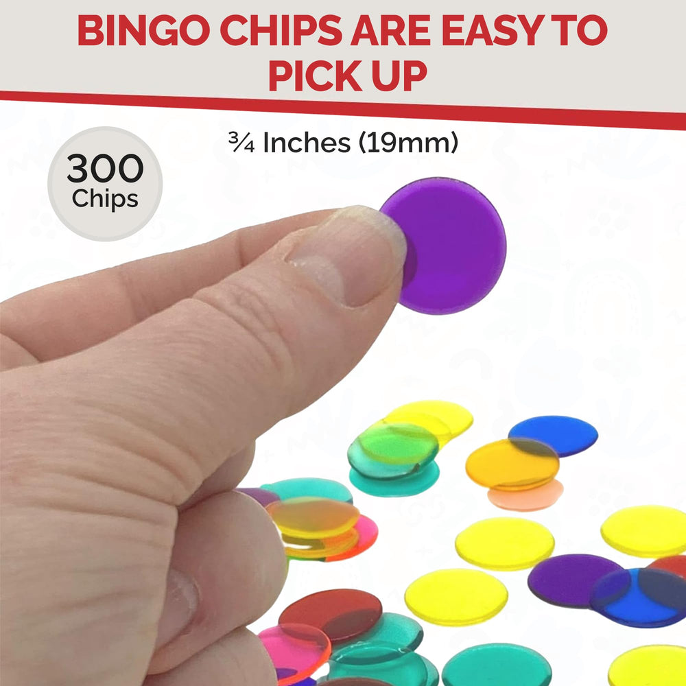 MR CHIPS portable bingo set for travel and parties.