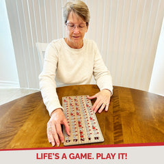 MR CHIPS travel-friendly bingo card ideal for group gatherings.