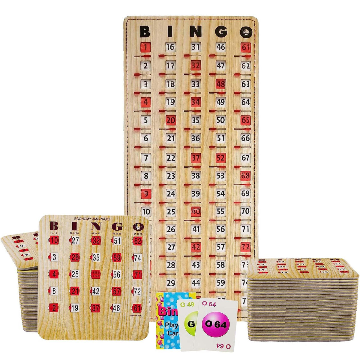 MR CHIPS jam-proof bingo windows slide smoothly for reliable play