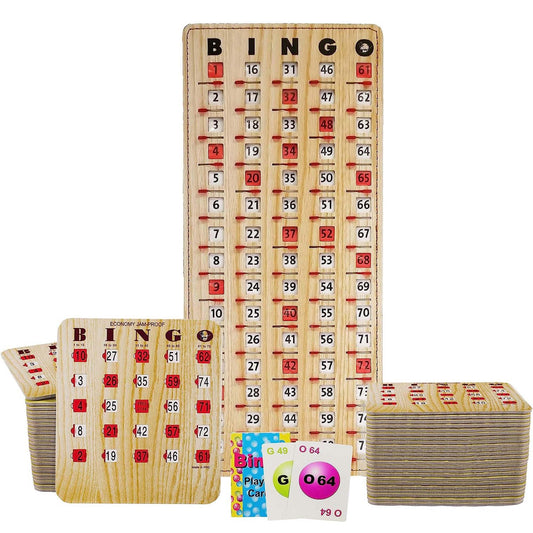 MR CHIPS jam-proof bingo windows slide smoothly for reliable play