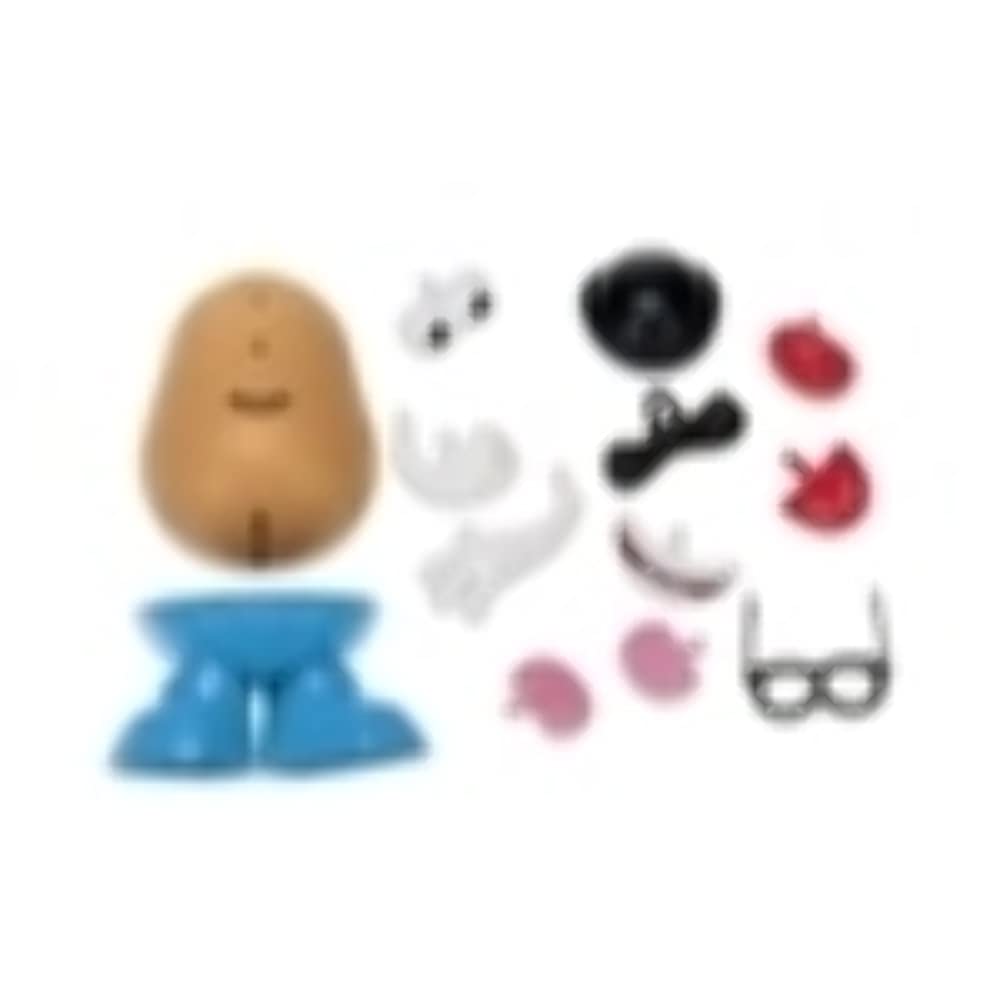 Mr. Potato Head Playskool accessories inspire playful storytelling with hats, glasses, and mustaches.