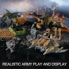 Mr.River US Army Men air force soldier for fearless pretend missions and creative scenes.