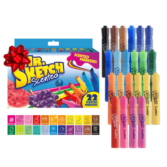 Mr. Sketch 22-count scented markers front view for vibrant art sessions