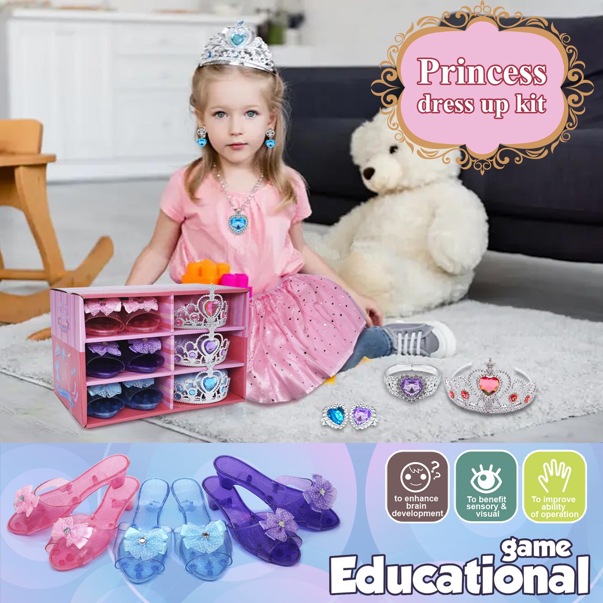 Mrabbitoo Princess Tulle Skirt details with delicate snowflake patterns
