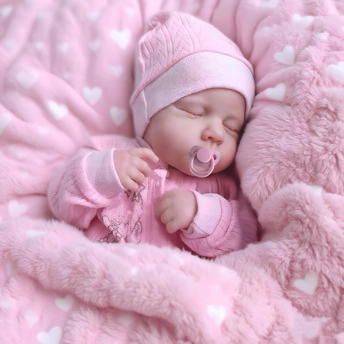 MRB Lifelike Reborn doll face detail for realistic play