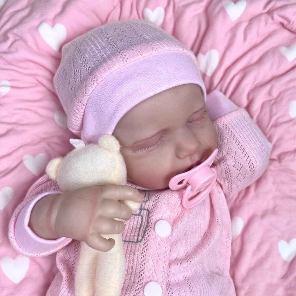 MRB Lifelike Reborn doll birth card and accessories