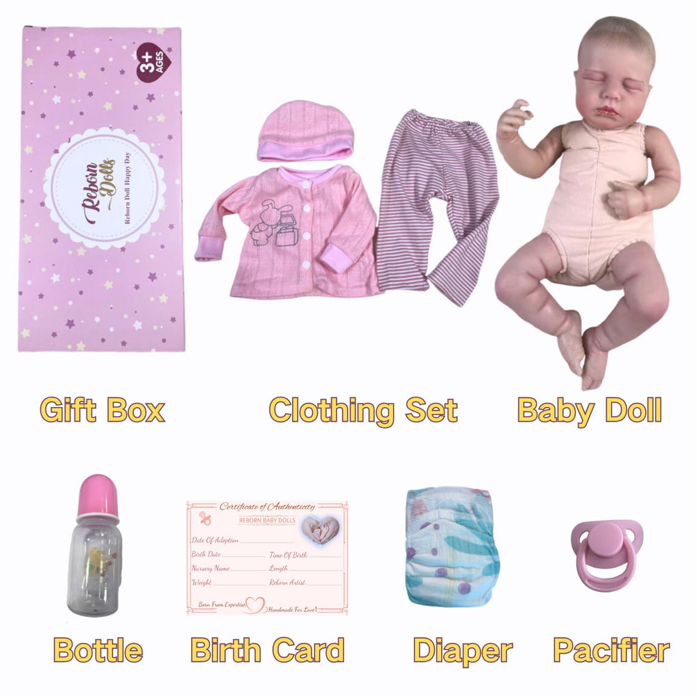 MRB Lifelike Reborn doll nursing bottle for nurturing play