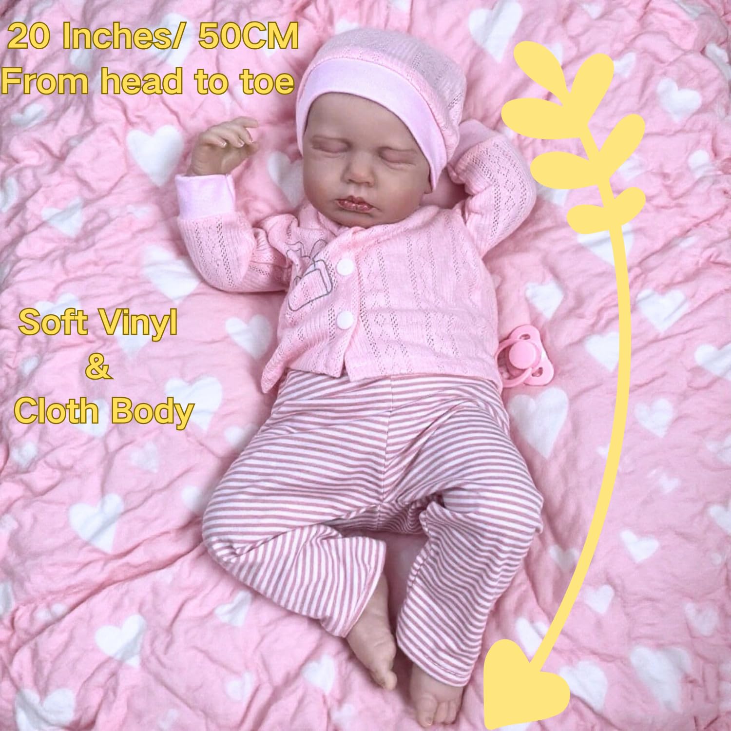 MRB Lifelike Reborn doll outfit included for ready-to-wear style