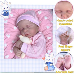 MRB Lifelike Reborn 20-inch doll with soft vinyl and cloth body
